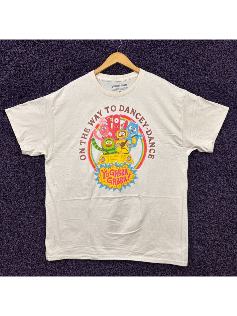 Yo Gabba Gabba On The Wat to Dancey-Dance Promo T-Shirt XL